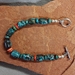 Turquoise and Spiney Oyster Toggle Bracelet - BRT7802VS2