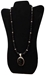 Onyx Bead Necklace and Pendant - 966NL
