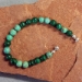 Turquoise and Malachite Magnet Bracelet - BRM749V