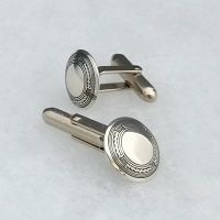 Cufflinks-1/2" size cufflinks, accessories, , sterling, silver, Mimbres, American, USA, wholesale