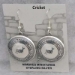 Sterling silver Mimbres Earrings, 1 inch size, dome style, wires-Cricket design