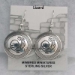 Sterling silver Mimbres Earrings, 1 inch size, dome style, wires-Lizard design