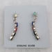 Earrings-Multi Stone - 1163V