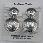 Earring-2 piece Post earrings, Mimbres, sterling, silver, post, dangle, wholesale