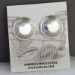 Sterling silver Mimbres earrings, 3/4 inch size on Mimbres card.