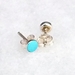 Earrings-Turquoise Dots - 937-T