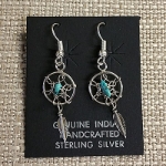 Earrings-Dream Catcher, small 