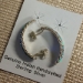 Earrings-Opal Inlay Half Hoops - 397VX