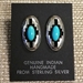 Earrings-Turquoise Shadowbox - 160