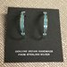 Earrings-Turquoise Half Hoops - 277ER