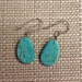 Earrings-Turquoise slab - 110DE-T
