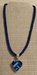 Lapis Heart Necklace - 957VX-LO
