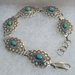 Link Bracelet with Turquoise - BR310TQ