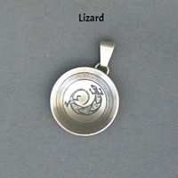 Pendant-3/4" dish pendant, pendants, sterling, silver, wholesale, American, USA