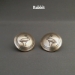 Sterling Silver Mimbres Rabbit Earrings, post or clip, wholesale