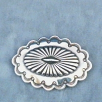 Navajo Concha Pin, medium size