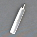 Back view-sterling silver strip pendant by The Silver Mesa.
