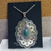 Pendant with Turquoise, large - PD330TQ