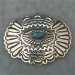 Concha Buckle with Turquoise