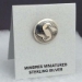 Sterling silver Mimbres tie tack, 3/4 inch size, Mountain Sheep design.