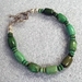 Turquoise Bead Toggle Bracelet - BRT7802ZG