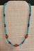 Turquoise and Carnelian Necklace - NL80T4