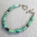 Turquoise and Purple Spiney Toggle Bracelet - BRT7802Zsb