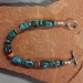 Turquoise and Spiney Oyster Toggle Bracelet - BRT7802VS2