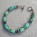 Turquoise and Sugilite Toggle Bracelet - BRT7812X