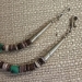 Turquoise and Violet Oyster Shell Necklace - NL16X