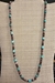 Turquoise and Violet Oyster Shell Necklace - NL16X