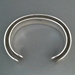 The Silver Mesa's half-inch wide sterling silver cuff bracelets-sizes for men and women.  Native American made.