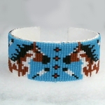 Bracelet, 1" wide 