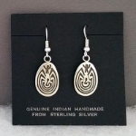 Earrings-Man in the Maize wholesale, jewelry, earrings, sterling, silver, native, american, maize, maze