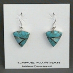 Earrings-Turquoise Inlay 
