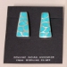 Earrings-Turquoise Inlay - 649ERa