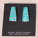 Earrings-Turquoise Inlay - 649ERa