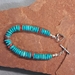 Turquoise and Spiney Oyster Toggle Bracelet - BRT7592AVS2