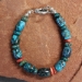 Turquoise and Spiney Oyster Toggle Bracelet - BRT7802VS2
