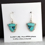 Earrings-Turquoise Inlay 