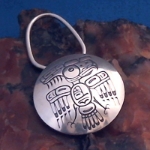 Keyring, Eagle  keyring, key-holder, silver, sterling, eagle